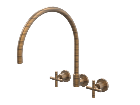 Tapware ParTaps Portsea Spa Set XL Wall Swivel Colour: Chrome Style: Original Place & Palette