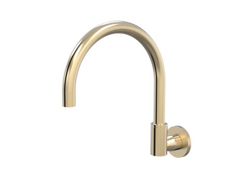 Tapware ParTaps Portsea Spa Wall Swivel Outlet Colour: Brushed Brass Gold Style: Original Place & Palette