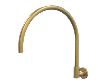 Tapware ParTaps Portsea Spa Wall Swivel Outlet Colour: Rumbled Brass Style: X-Large Place & Palette