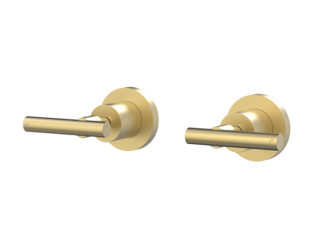 Tapware ParTaps Portsea Top Assemblies Wall Pair Colour: Chrome Style: Original Place & Palette