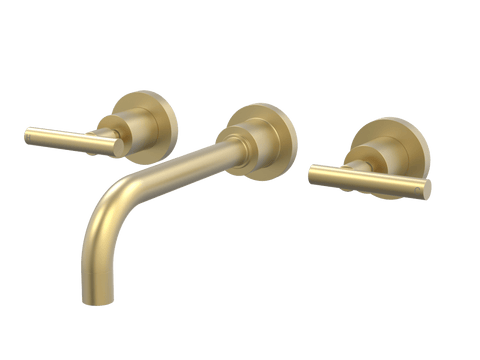 Tapware ParTaps Portsea Wall Bath Set - Lever Ceramic Disc Colour: Chrome Size: 160mm Place & Palette