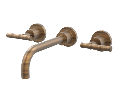 Tapware ParTaps Portsea Wall Bath Set - Lever Ceramic Disc Colour: Chrome Size: 160mm Place & Palette