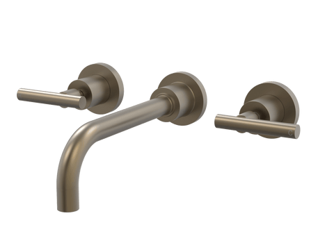 Tapware ParTaps Portsea Wall Bath Set - Lever Ceramic Disc Colour: Antique Bronze Size: 160mm Place & Palette