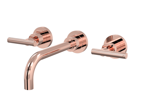 Tapware ParTaps Portsea Wall Bath Set - Lever Ceramic Disc Colour: Copper Size: 160mm Place & Palette