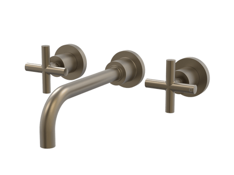 Tapware ParTaps Portsea Wall Bath Set Colour: Antique Bronze Size: 160mm Place & Palette