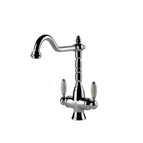 Tapware Turner Hastings Providence Sink Mixer Colour: Chrome Style: Double Sink Place & Palette