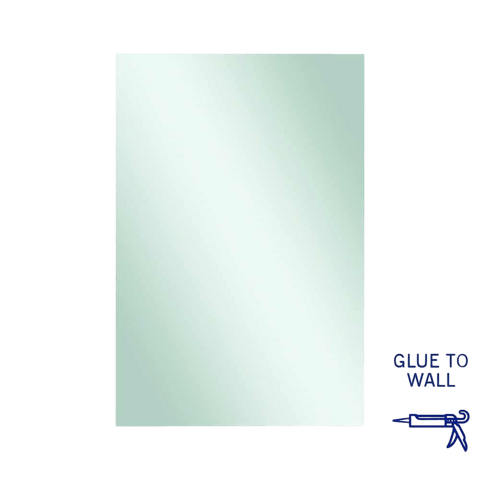 Mirrors Thermogroup Rectangle Jackson Polished Edge Mirror Size: 1200x800x5mm Material: Glue-to-wall Place & Palette