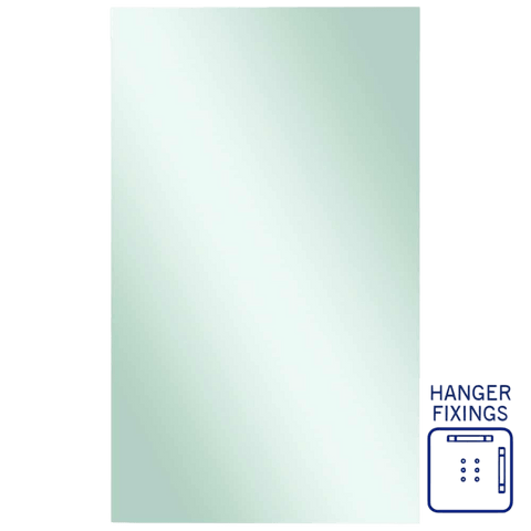 Mirrors Thermogroup Rectangle Jackson Polished Edge Mirror Size: 1500x900x14mm Material: Hangers Place & Palette