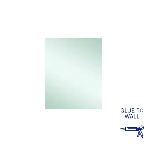 Mirrors Thermogroup Rectangle Jackson Polished Edge Mirror Size: 600x750x5mm Material: Glue-to-wall Place & Palette