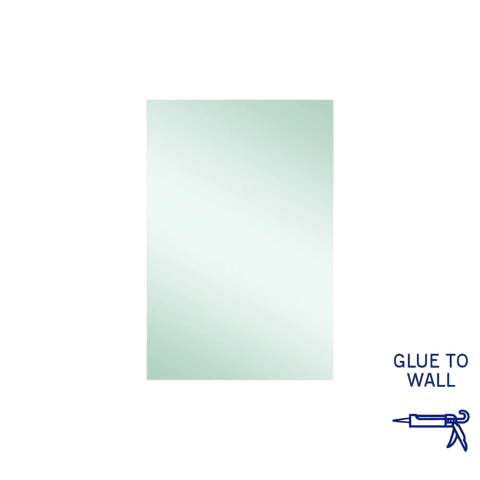 Mirrors Thermogroup Rectangle Jackson Polished Edge Mirror Size: 600x900x5mm Material: Glue-to-wall Place & Palette