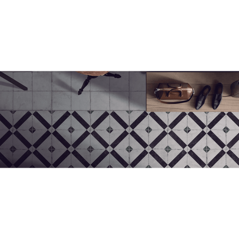 Tiles The Peninsula Collection Renaissance Porcelain TIle Colour: Mandola Place & Palette