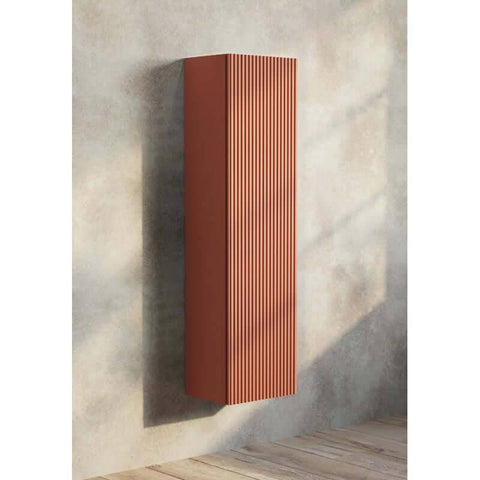 Vanities BelBagno Rimini Side Cabinet Colour: Potters Clay Hinge Side: Left Place & Palette
