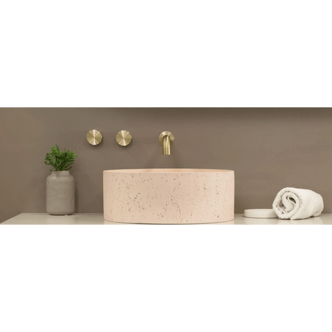 Basins The Peninsula Collection Rocco 2.0 Concrete Basin Colour: Matte White Place & Palette