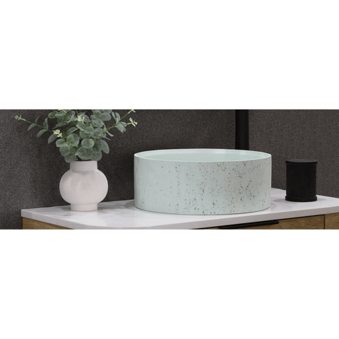 Basins The Peninsula Collection Rocco 2.0 Concrete Basin Colour: Matte White Place & Palette