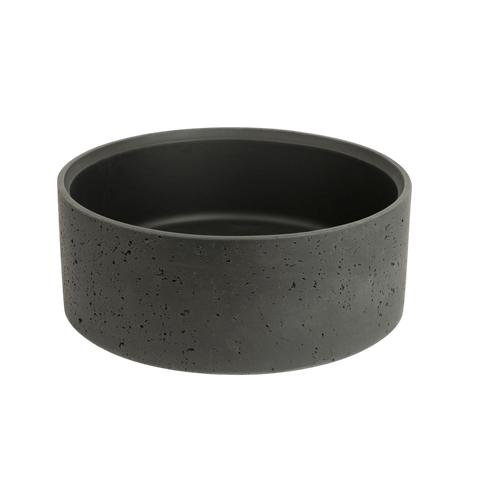 Basins The Peninsula Collection Rocco 2.0 Concrete Basin Colour: Matte Black Place & Palette