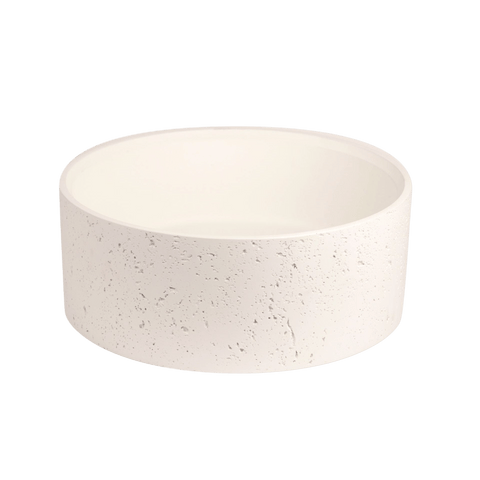 Basins The Peninsula Collection Rocco 2.0 Concrete Basin Colour: Matte White Place & Palette