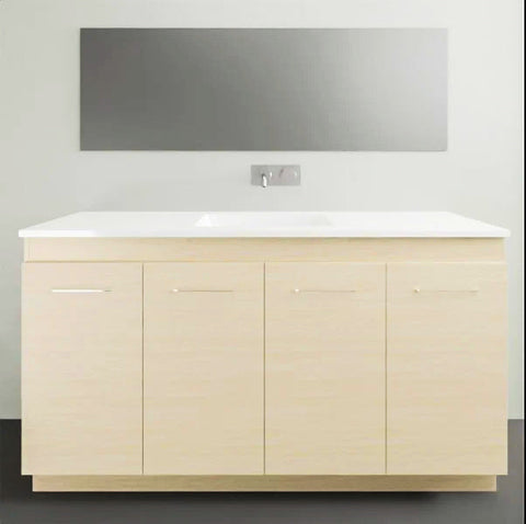 Vanities Timberline Rockford Floor Standing Vanity with Haven Matt Dolomite Top Size: L 1500mm Place & Palette
