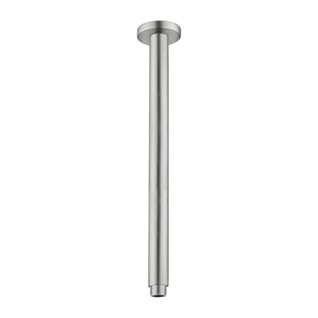 Showers Nero Round Ceiling Arm Colour: Brushed Nickel Length: 100mm Place & Palette
