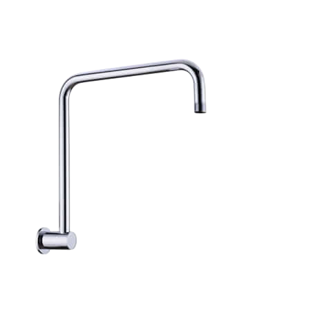Showers Nero Round Swivel Shower Arm Colour: Chrome Place & Palette