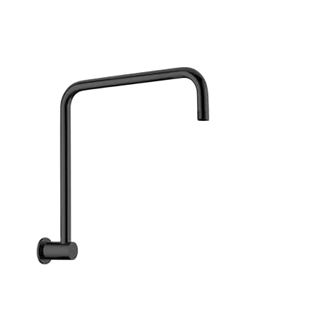 Showers Nero Round Swivel Shower Arm Colour: Matte Black Place & Palette