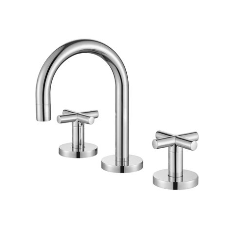 Tapware Modern National Ryker Basin Tapware Set Colour: Chrome Place & Palette