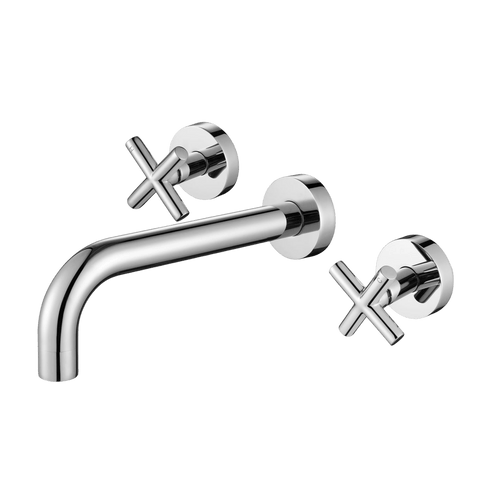 Tapware Modern National Ryker Bath Set Colour: Electroplated Chrome Place & Palette