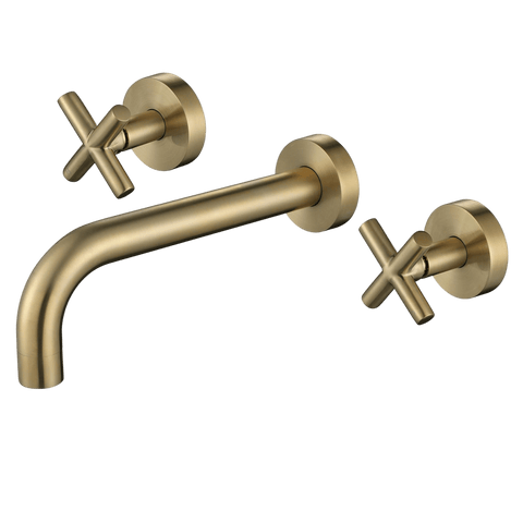 Tapware Modern National Ryker Bath Set Colour: Pvd Brushed Bronze Place & Palette