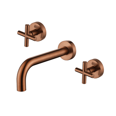 Tapware Modern National Ryker Bath Set Colour: Pvd Champagne Place & Palette