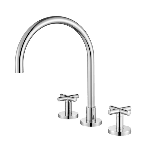 Tapware Modern National Ryker Kitchen Set Colour: Electroplated Chrome Place & Palette