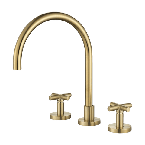 Tapware Modern National Ryker Kitchen Set Colour: Pvd Brushed Bronze Place & Palette