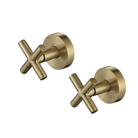 Tapware Modern National Ryker Wall Top Assemblies Colour: Pvd Brushed Bronze Place & Palette