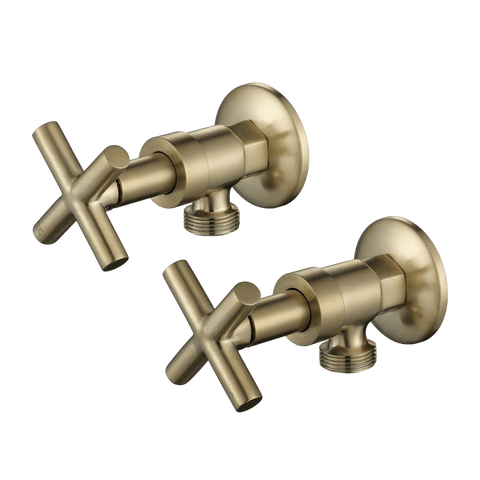 Tapware Modern National Ryker Washing Machine Stops Colour: Pvd Brushed Bronze Place & Palette