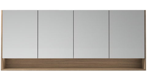 Mirrors Timberline Sanremo Shaving Cabinet Size: W 1800mm / 4 Door Place & Palette