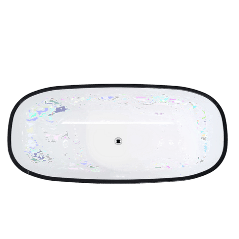 Baths BelBagno Sapphire Black Bath Place & Palette