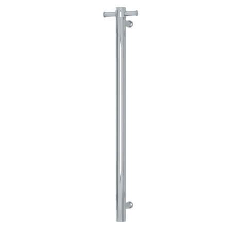 Accessories Thermogroup Round Polished Non-Heated Vertical Single Towel Rail Colour: Polished Stainless Steel Place & Palette