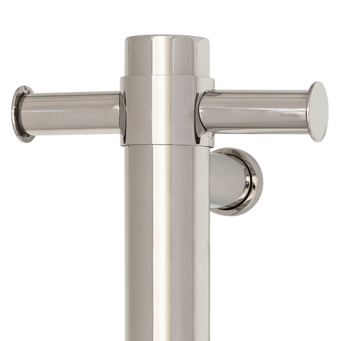 Accessories Thermogroup Round Polished Non-Heated Vertical Single Towel Rail Colour: Polished Stainless Steel Place & Palette