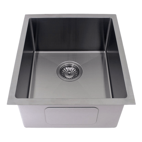 Basins Modern National Single Bowl Sink Colour: Gunmetal Size: 26L - 440 X 380 X 200mm Place & Palette