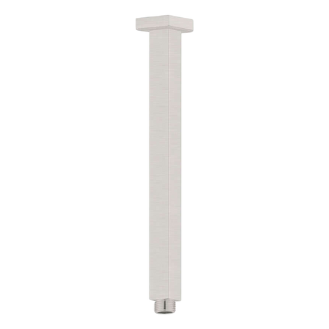 Showers Nero Square Ceiling Arm Colour: Brushed Nickel Length: 300mm Place & Palette