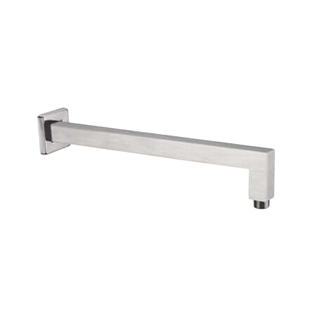 Showers Nero Square Shower Arm Colour: Brushed Nickel Place & Palette