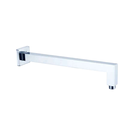 Showers Nero Square Shower Arm Colour: Chrome Place & Palette