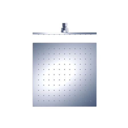 Showers Nero Square Shower Head Colour: Chrome Size: 300mm Place & Palette