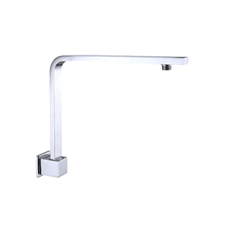 Showers Nero Square Swivel Shower Arm Colour: Chrome Place & Palette