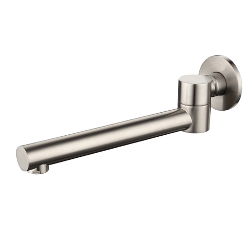 Tapware Modern National Star Bath Spout Style: Swivel Colour: Pvd Brushed Nickel Place & Palette