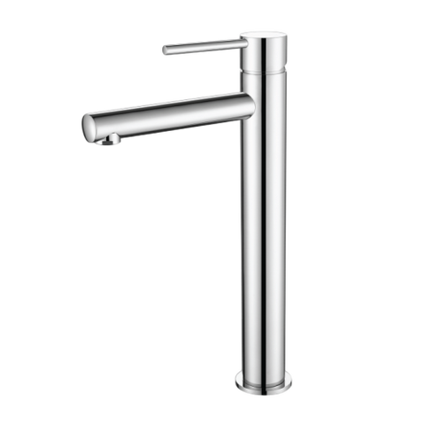 Tapware Modern National Star Mini Basin Mixer - High Rise Style: High Rise Colour: Electroplated Chrome Place & Palette