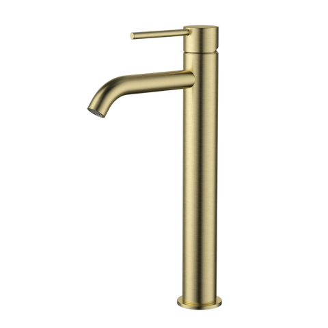 Tapware Modern National Star Mini Basin Mixer - Mid Rise Colour: Electroplated Chrome Place & Palette