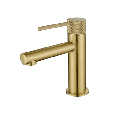 Tapware Modern National Star Mini Basin Mixer Style: Knurled Handle Colour: Pvd Brushed Bronze Place & Palette