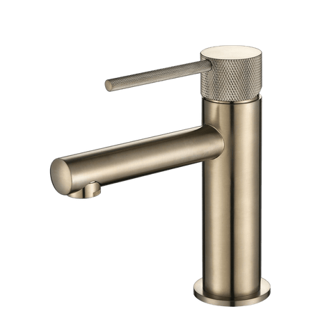 Tapware Modern National Star Mini Basin Mixer Style: Knurled Handle Colour: Pvd Brushed Nickel Place & Palette