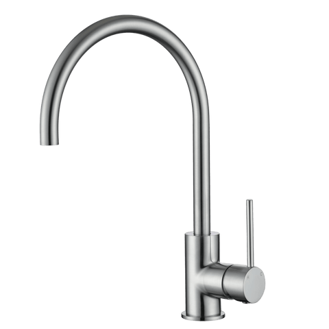 Tapware Modern National Star Mini Kitchen Mixer Colour: Electroplated Brushed Chrome Style: Standard Place & Palette