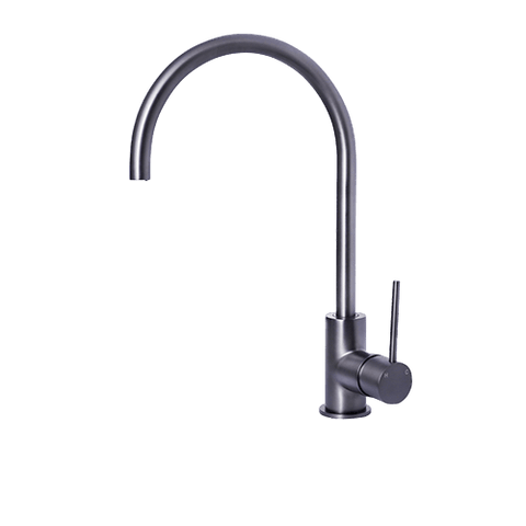 Tapware Modern National Star Mini Kitchen Mixer Colour: Electroplated Gunmetal Style: Standard Place & Palette