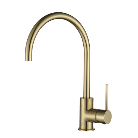 Tapware Modern National Star Mini Kitchen Mixer Colour: Pvd Brushed Bronze Style: Standard Place & Palette